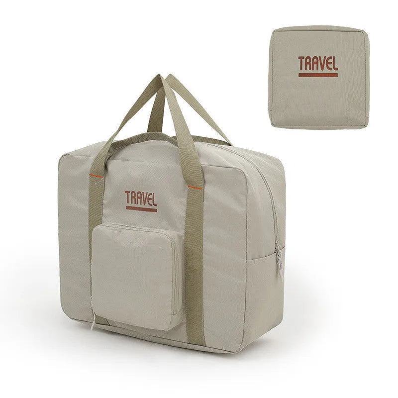 Cube-shaped travel compression storage bag in Oxford cloth with sealing function