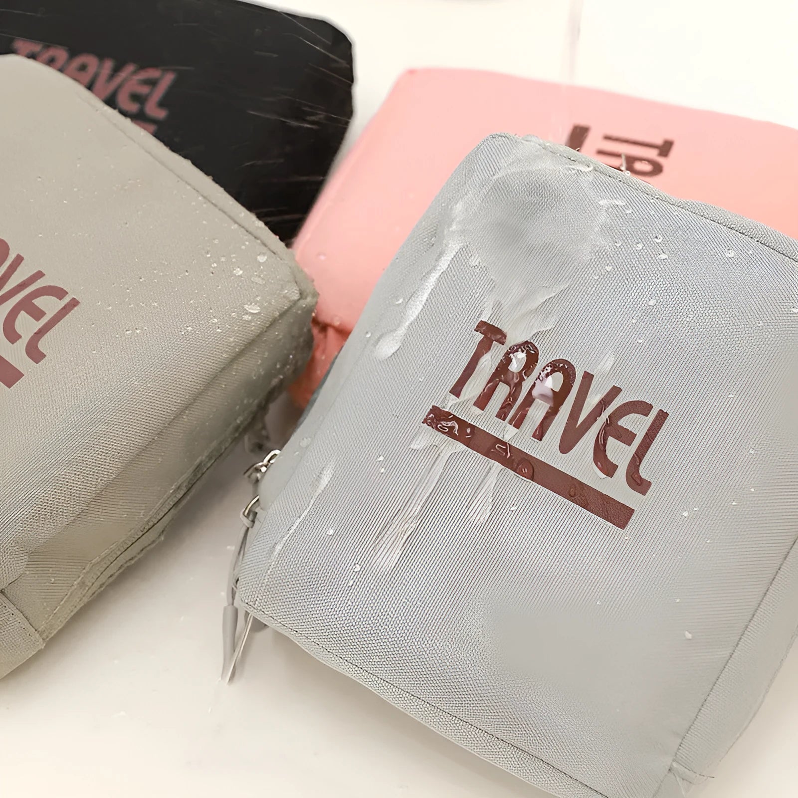 Cube-shaped travel compression storage bag in Oxford cloth with sealing function