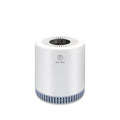 White household air purifier unit with filter element for rooms up to 20 square metres