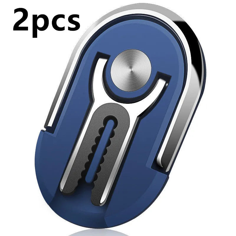 Universal car phone ring bracket in black, silver, blue, gold, or red for dashboard or windscreen mounting.