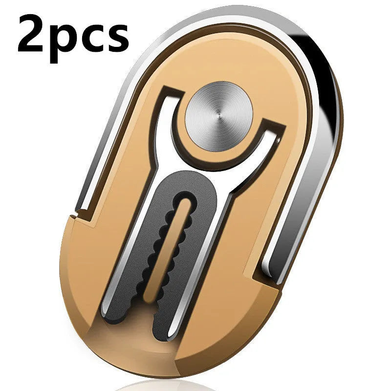 Universal car phone ring bracket in black, silver, blue, gold, or red for dashboard or windscreen mounting.