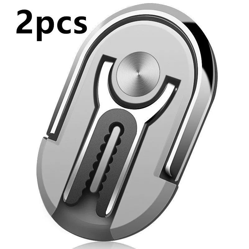 Universal car phone ring bracket in black, silver, blue, gold, or red for dashboard or windscreen mounting.