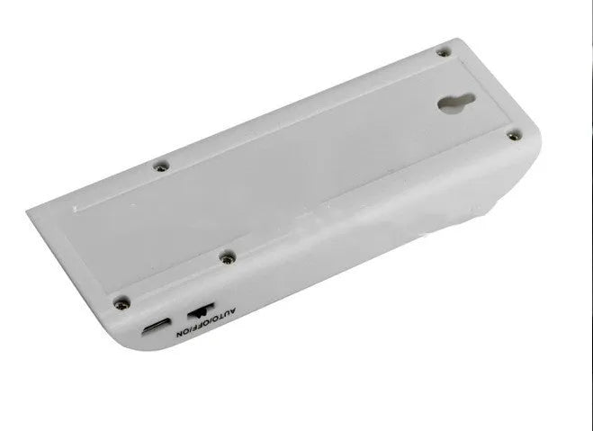 Rechargeable LED cabinet light with human body infrared motion sensor.