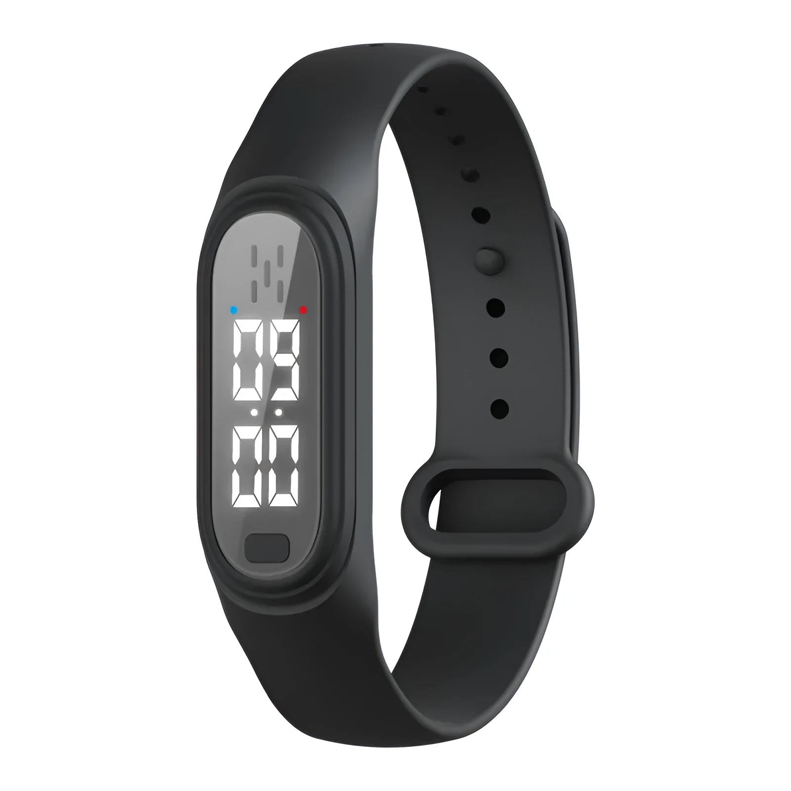 Ultrasonic electronic mosquito repellent bracelet in black, white, blue, and pink colours