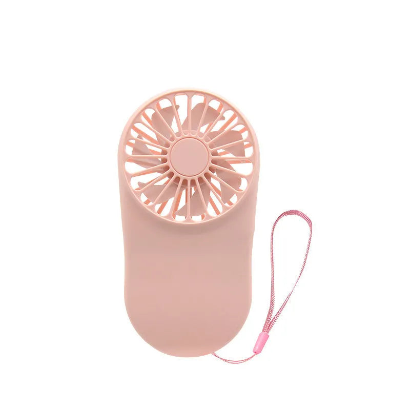 Hands-free neck band cooling fan with dual USB rechargeable fans in multiple colour options