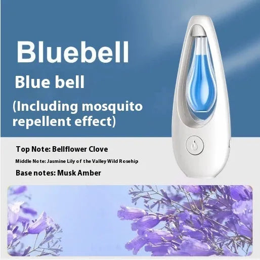 Ultrasonic aroma diffuser with mosquito repellent function in six fragrance options