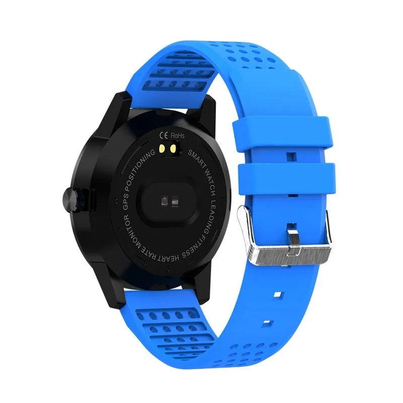 Black T2 colour screen smart bracelet showing heart rate data on 1.3-inch display