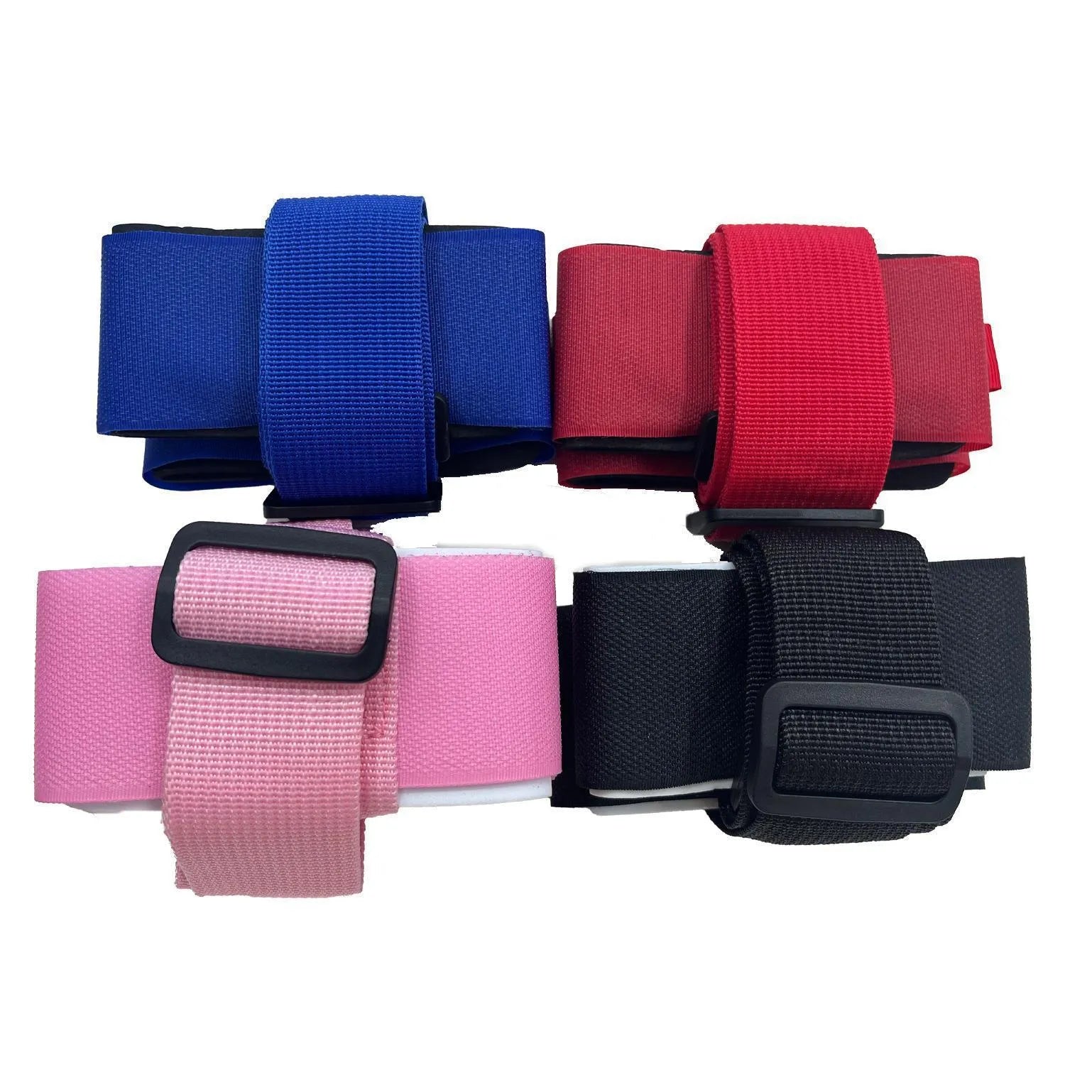 Adjustable skiing bandage strap with shoulder carry for ski and snowboard transport