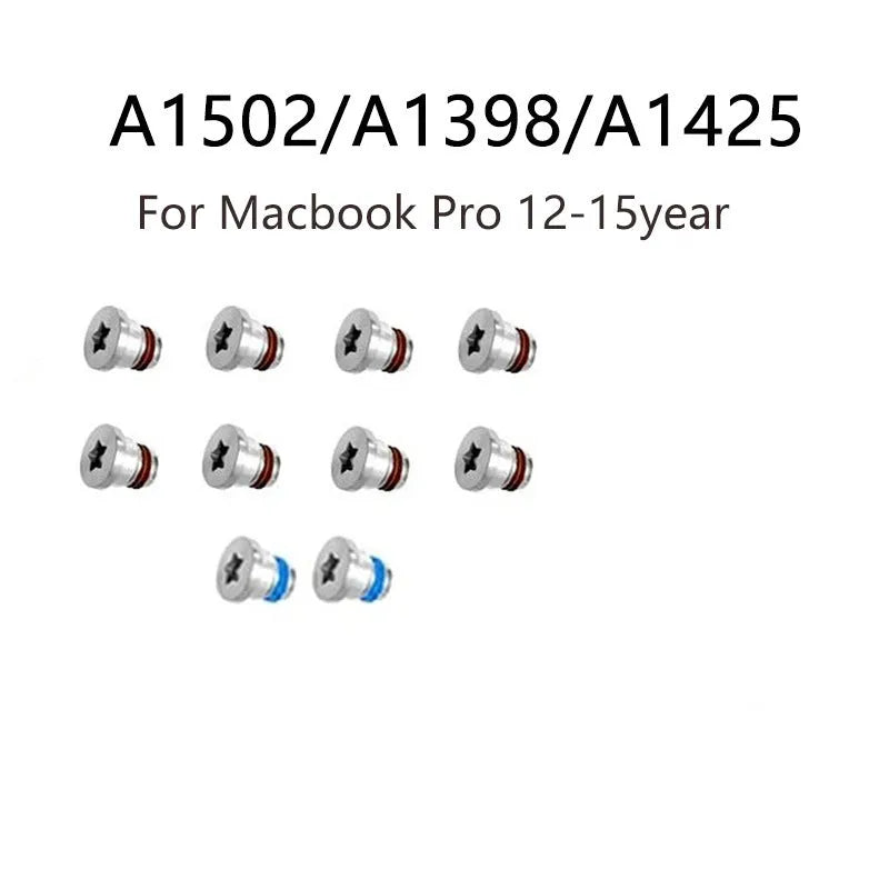 Apple MacBook Pro bottom shell replacement screws for A1502, A1398 and A1425 Retina models