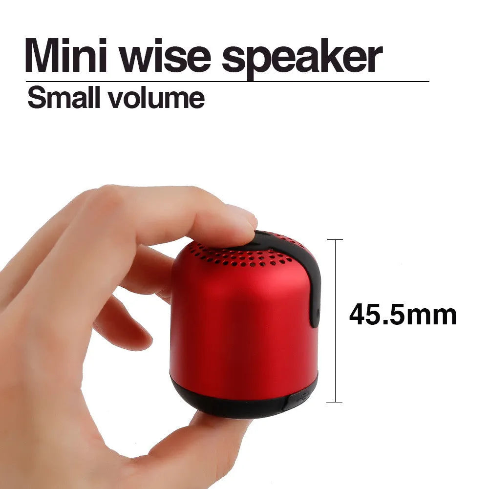 Hieha XQ11 cylinder-shaped wireless Bluetooth speaker in metal housing
