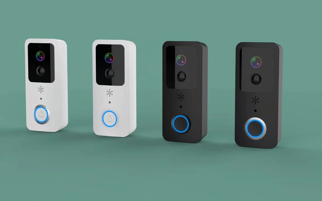 Waterproof HD visual doorbell with remote intercom and app notification capabilities