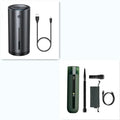 Baseus handheld wireless car vacuum cleaner in black, white, or green with blowing hose attachment