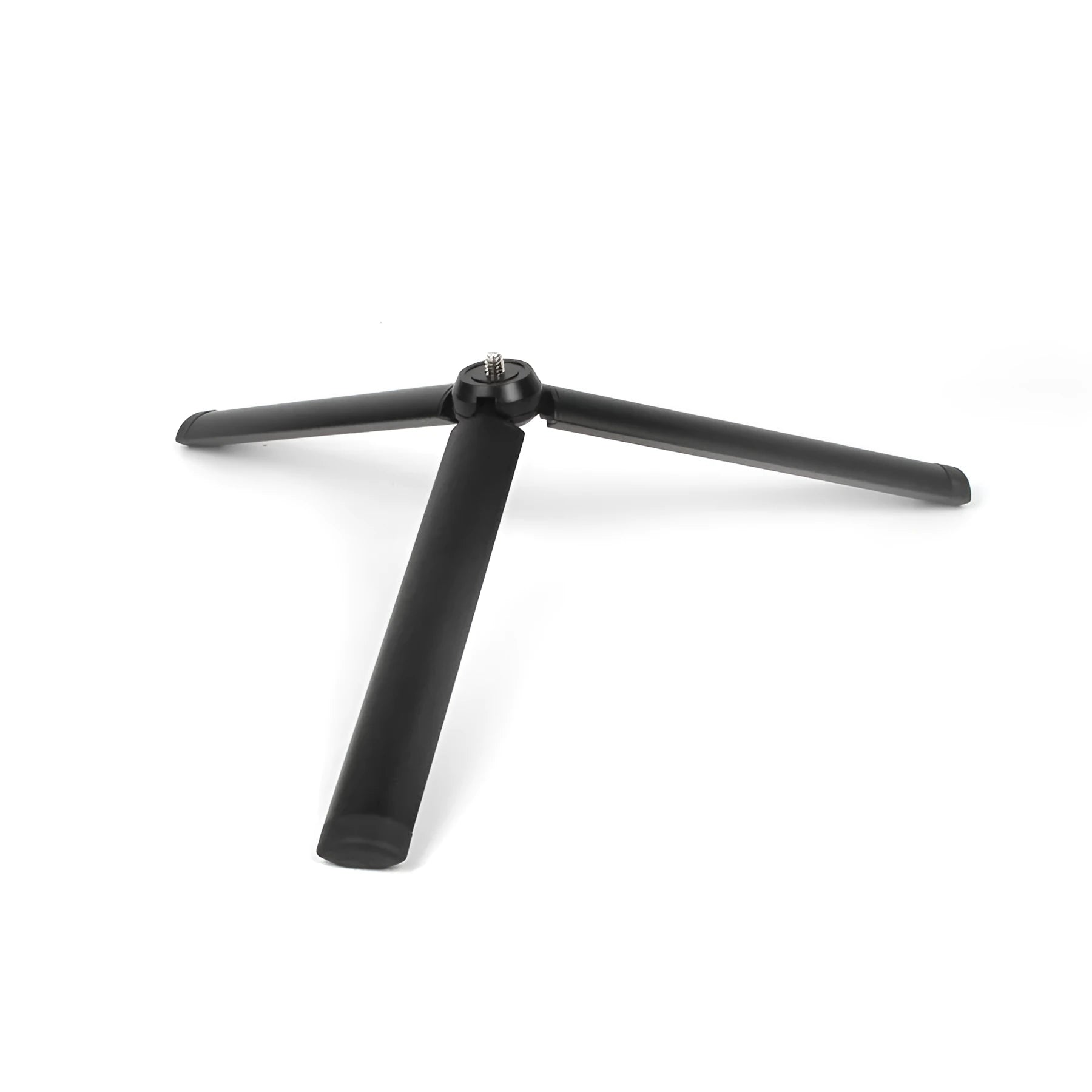 Black aluminium alloy tripod for mobile phones compatible with Apple iPhones