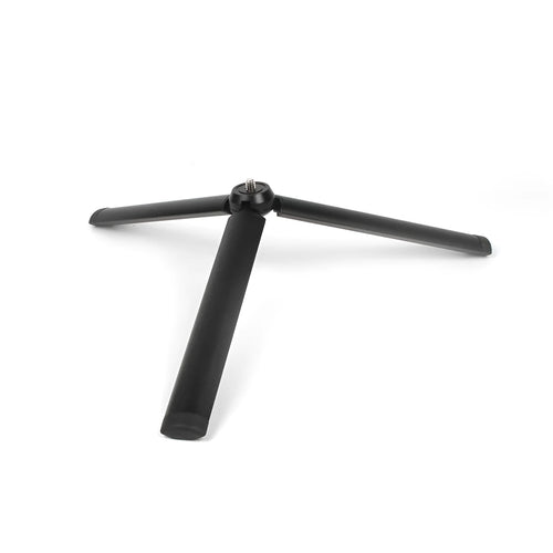 Black aluminium alloy tripod for mobile phones compatible with Apple iPhones