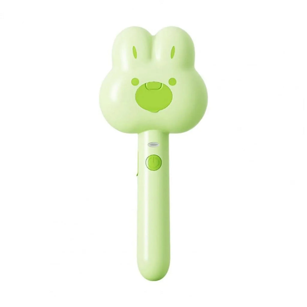 Rechargeable cat grooming spray comb with cartoon design and long handle for pet hair removal