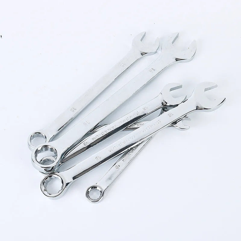 61-piece chrome vanadium steel auto repair socket and wrench set in a storage box