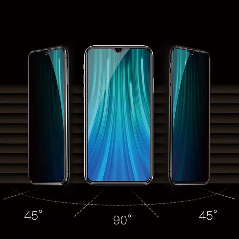 Xiaomi Poco Redmi Note anti-spy privacy screen protector with 0.33mm clear protective film