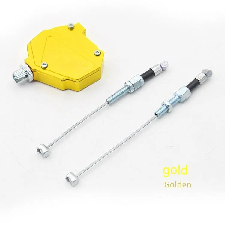 Motorcycle universal clutch labour-saving box in aluminium alloy showing multiple colour options.