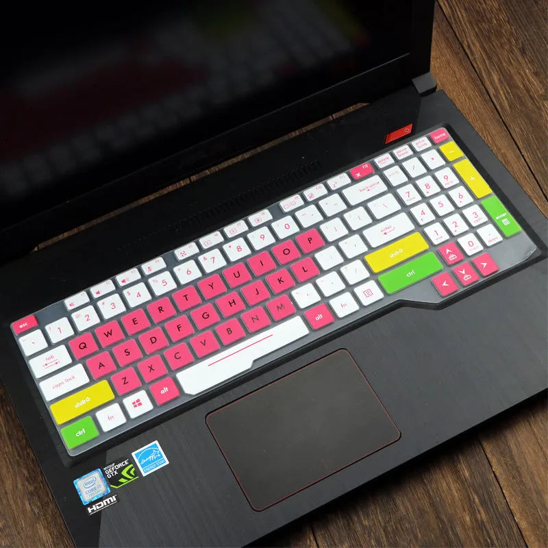 ASUS Flight laptop keyboard protective film cover in translucent colours for 15.6-inch models