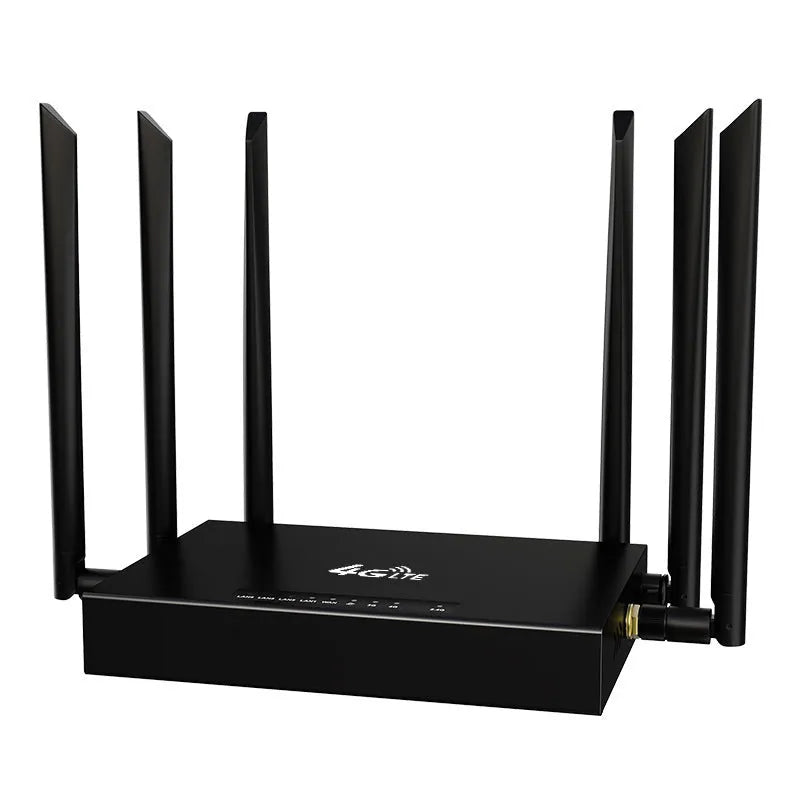 Industrial iron box 4G router with removable design measuring 29.5x25x5cm