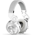 Blue String T2 Bluetooth wireless headphones with metal folding design in black or white colours