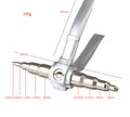 Manual tube expander tool for air conditioning copper pipes in black or silver colour