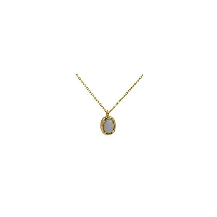 S925 silver geometric pendant necklace with round and oval elements in gold or white gold colour
