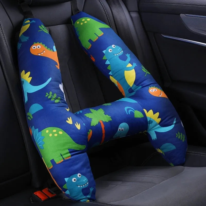 55x70cm automotive headrest car sleeping pillow with character patterns