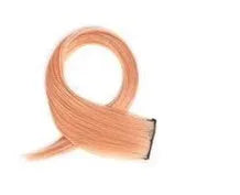 60cm curly gradient hair extension patch in mixed silk material showing colour options