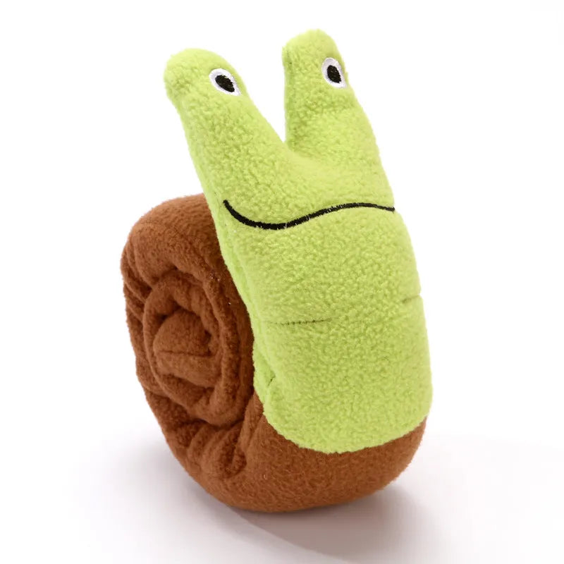 Squeaky dog puzzle toy in transformable design with foraging function for canine enrichment