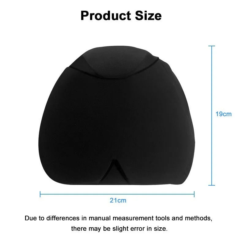 Simple solid colour cold compress cap in polyester, shown in black, dark blue, and pink.