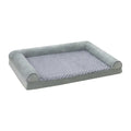 Cloth dog kennel for medium to large breeds in light grey or dark grey, showing three size options