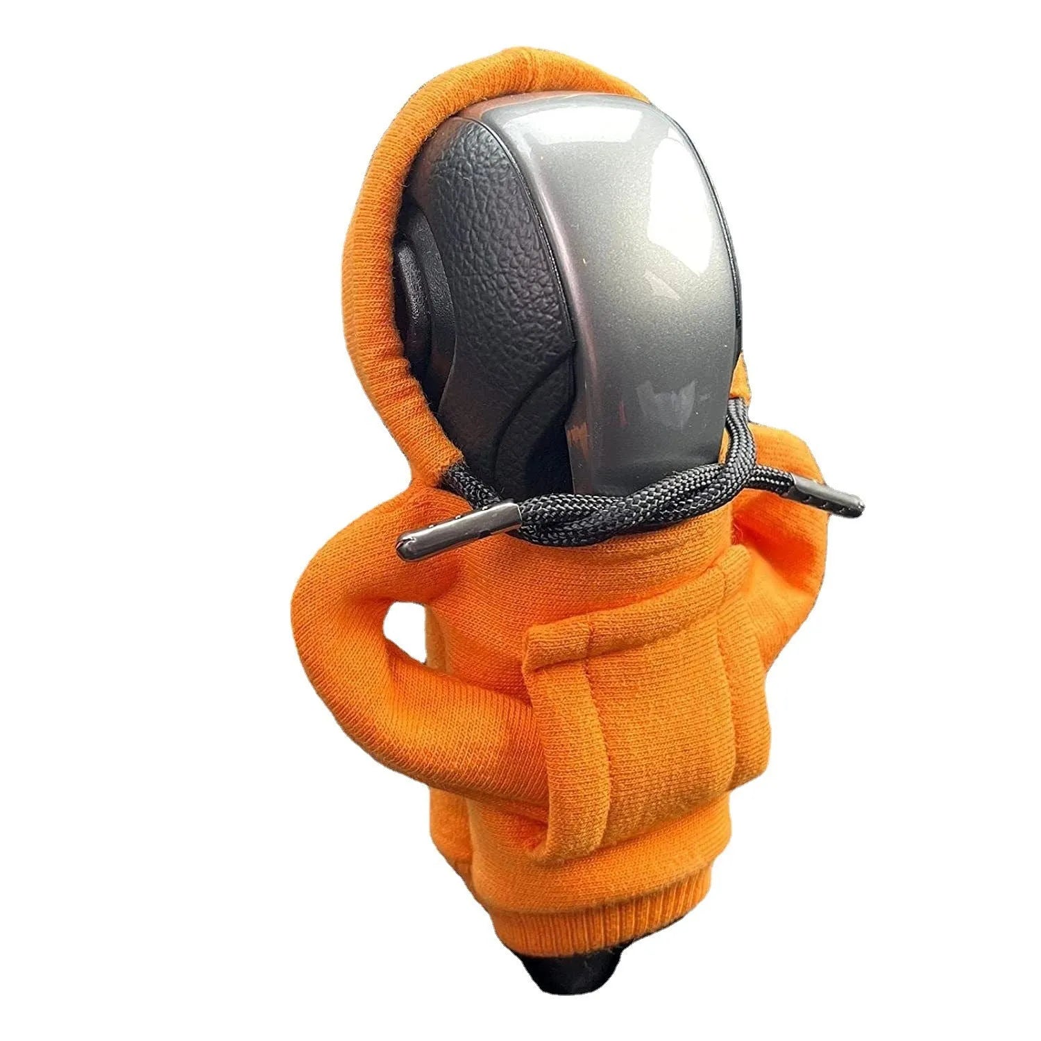 Elastic cloth gear shift knob cover for manual or automatic vehicles in multiple colour options