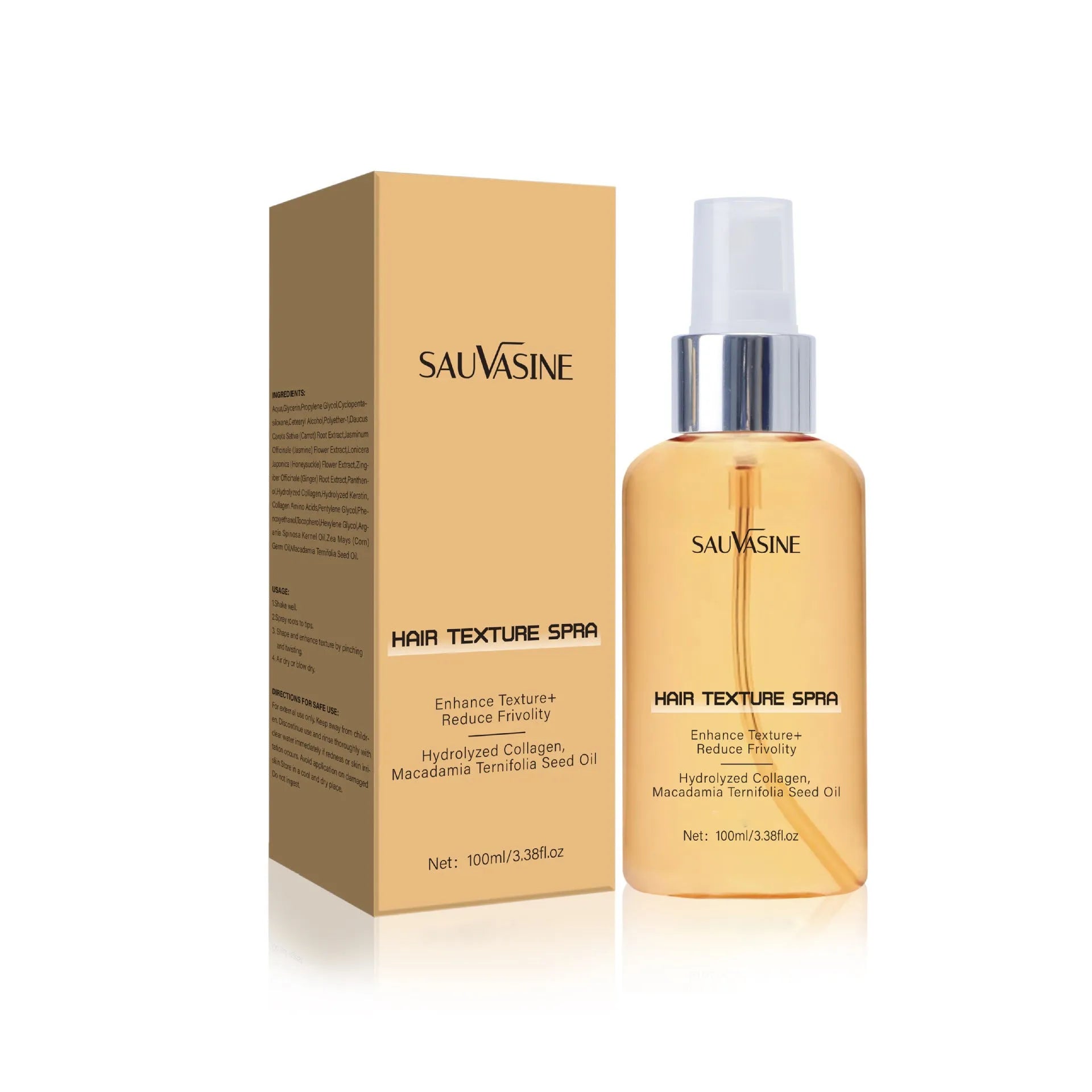 SWX-248 scalp care spray bottle with 100 ml capacity for frizz reduction and moisturising