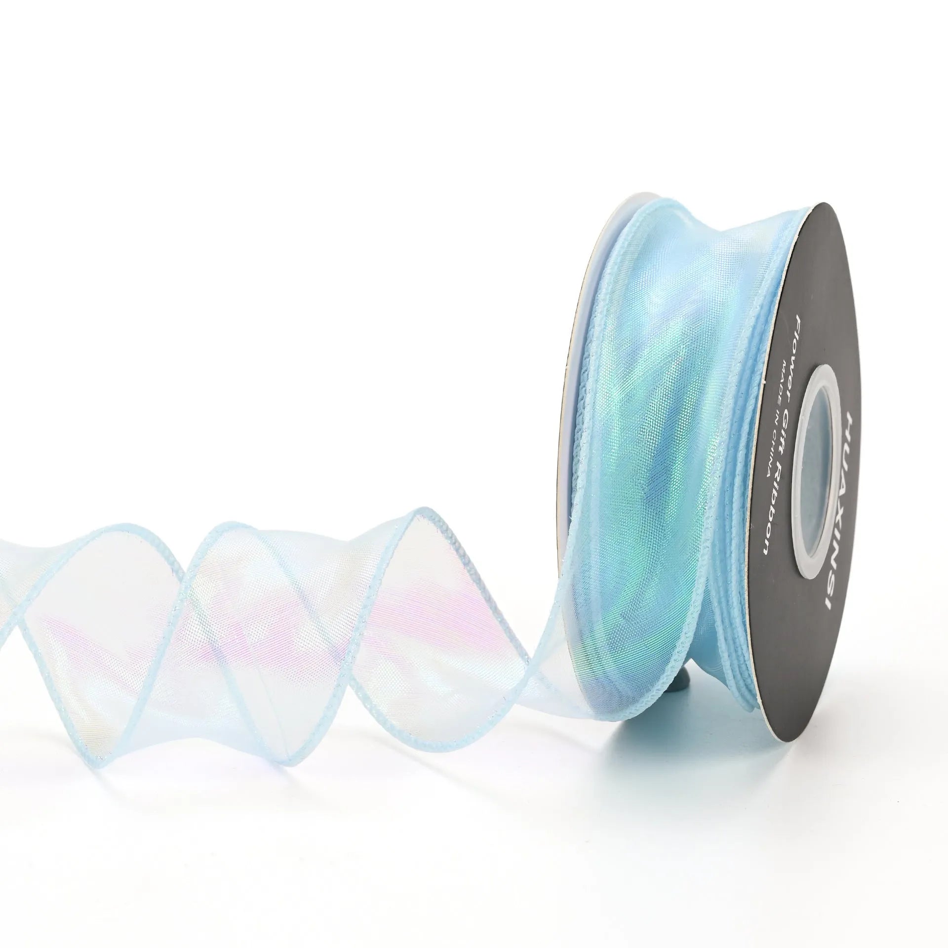 Fishtail yarn ribbon 4cm wide mesh material in multiple colour options for craft projects