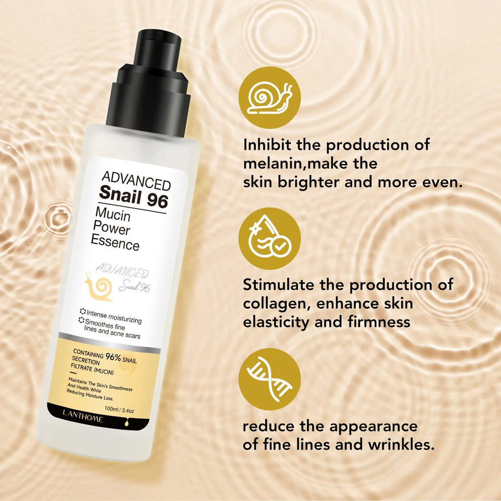 100ml bottle of snail serum moisturising essence for universal skin types