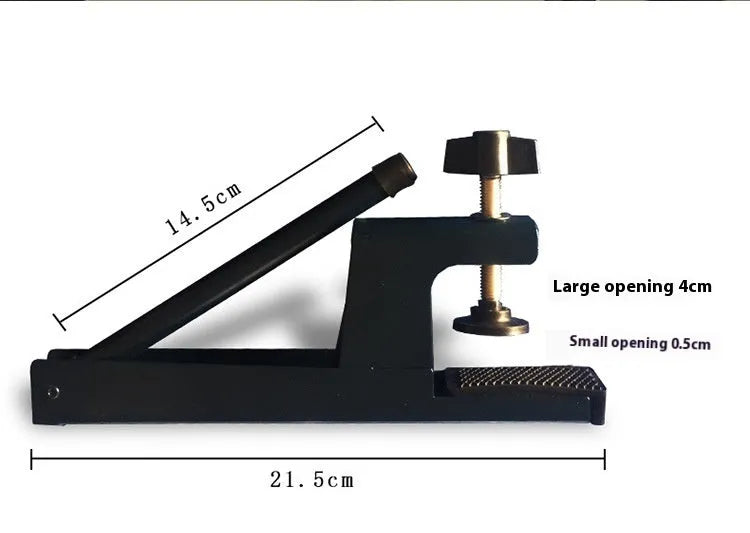 Table tennis posts with universal large clip for indoor tables in open grid colour scheme