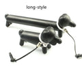 Black dog-shaped touch screen stylus with 12cm length shown on desk