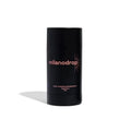 Matte sun tanning black liquid set showing 50ml tanning drops bottle and 75ml tanning flash cream tube.