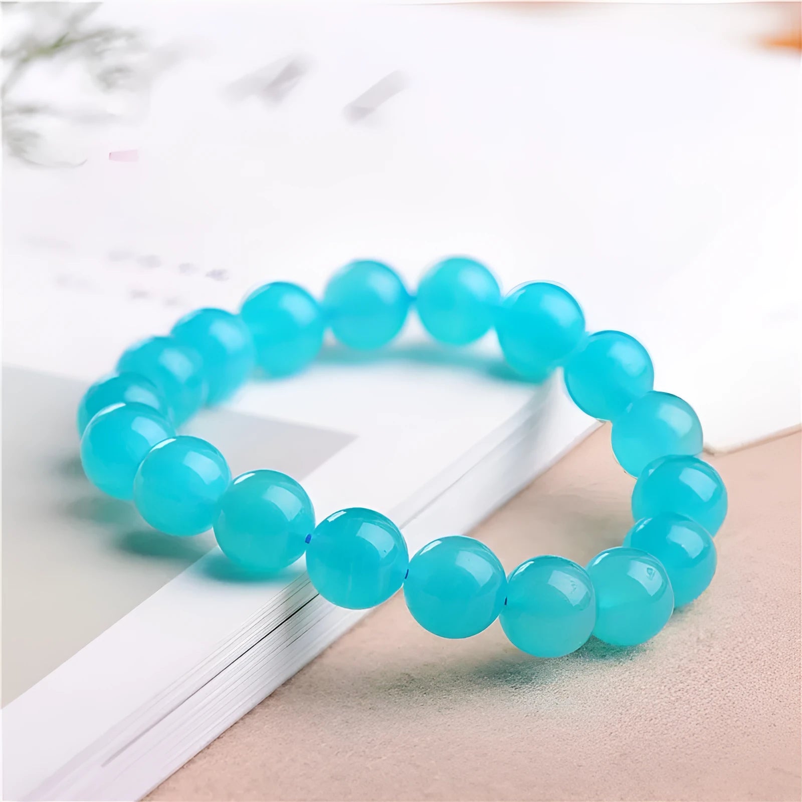 7A grade Amazonite scattered beads in ice colours with polished finish for jewellery making