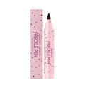 Cosmetic freckle pen for creating natural-looking freckles and beauty spots in dark brown or light brown.