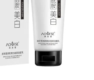 100ml white cream facial cleanser for whitening, freckle removal and pore cleansing