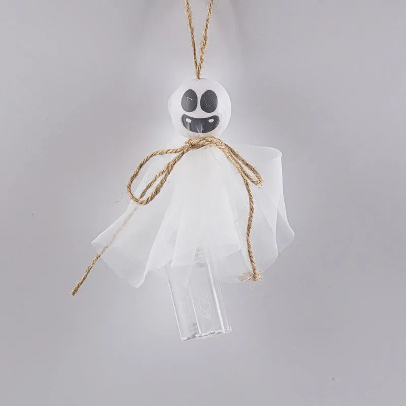 Halloween ghost LED lantern chain with multi-colour lights for party venue decoration