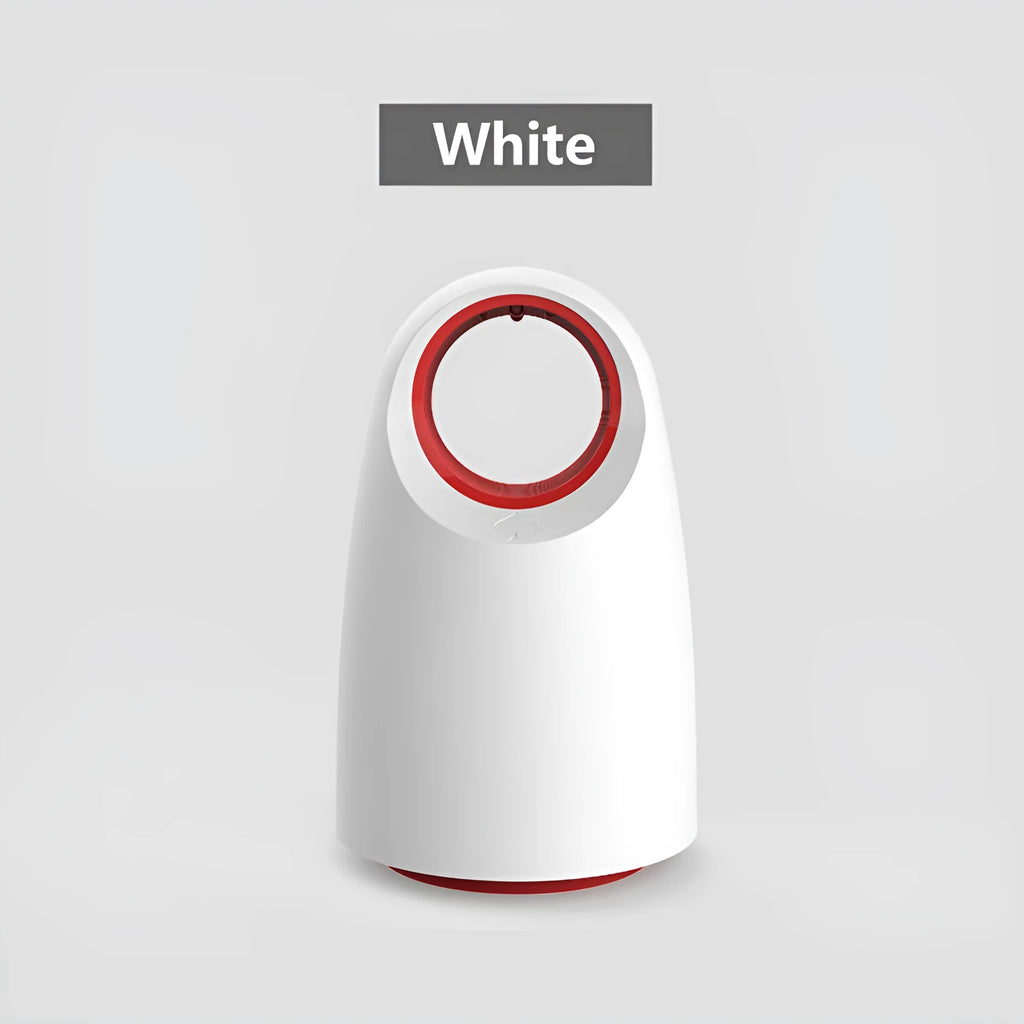 Black or white household mosquito killer with USB cable, dimensions 12x12x21.5 cm