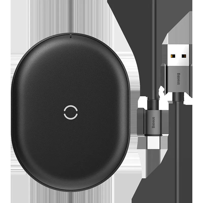 Baseus 15W wireless charging pad for mobile phones with Type-C port and LED indicator