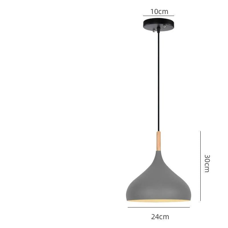 Creative macarone chandelier pendant light in aluminium alloy with adjustable height up to 1 metre