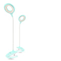 Rechargeable table lamp with touch switch and USB charging port in green, pink, or white colours