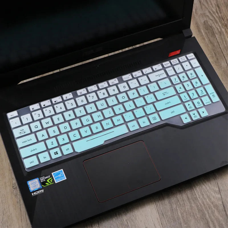 ASUS Flight laptop keyboard protective film cover in translucent colours for 15.6-inch models