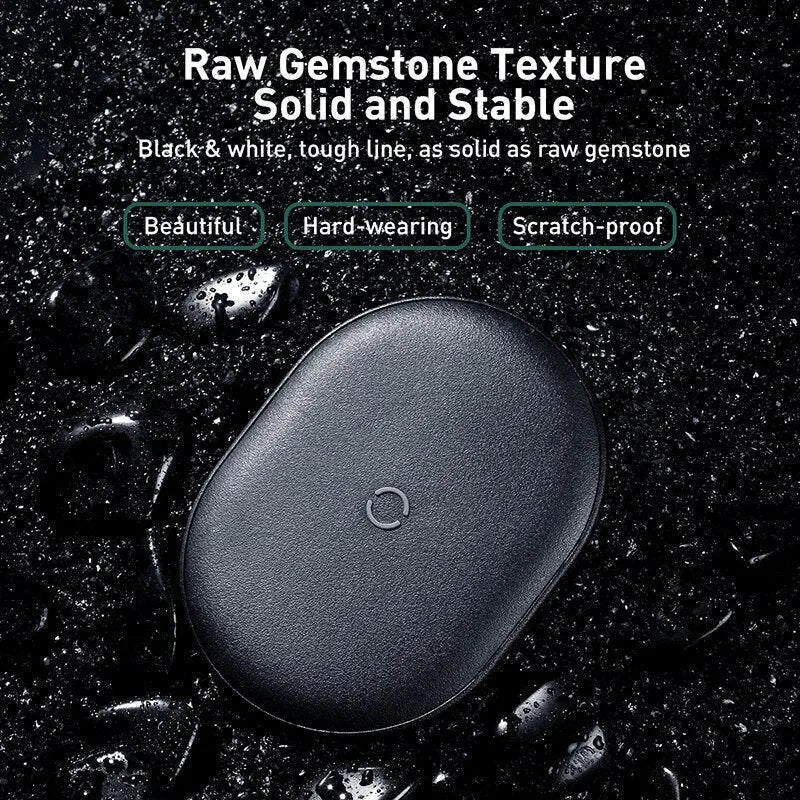 Baseus 15W wireless charging pad for mobile phones with Type-C port and LED indicator
