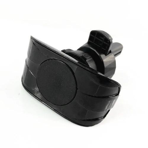 Glory black car phone holder mounted on vehicle air outlet with adjustable clamping mechanism for smartphones